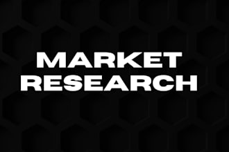 do professional market research, competitor analysis, and market entry strategy