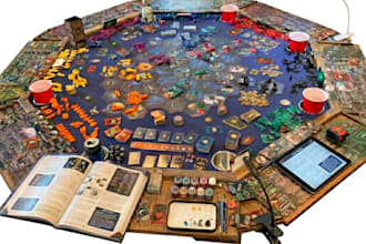 design your card game board game development tarot illustration box art map game