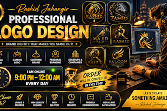 design modern royal brand identity logo