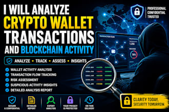 analyze crypto wallet transactions and blockchain activity
