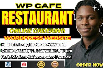 wordpress wp cafe website wpcafe restaurant website wordpress restaurant website