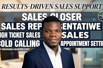 be your b2b sales representative and expert cold caller