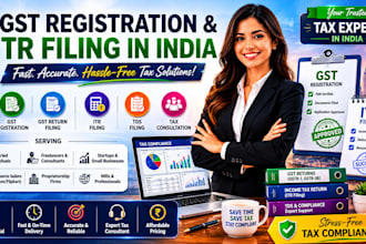 assist with gst registration and itr filing in india