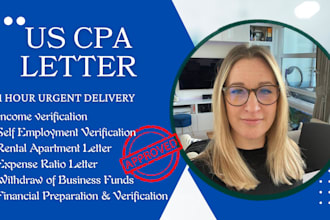 prepare licensed CPA comfort letter service mortgage and financial verification