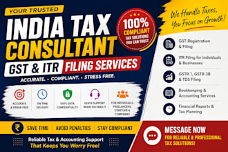 be your india tax consultant for gst and itr filing