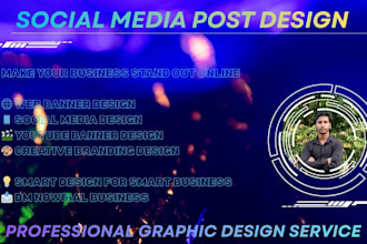 design professional social media and website banners