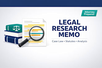 conduct legal research and write a professional case law memorandum US attorney