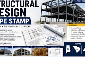 civil eng structural design civil engineer stamp alabama south carolina kentucky