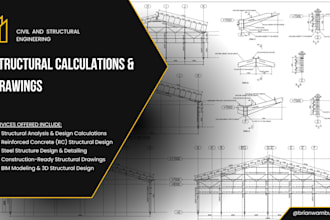 design reinforced concrete, steel and wooden structures