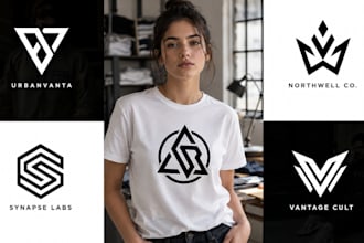 design modern urban streetwear clothing brand logo or monogram