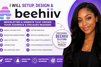 design beehiiv website, beehiiv newsletter design, setup beehiiv, klaviyo setup