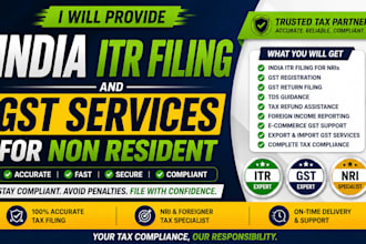 provide india itr filing and gst services for non resident