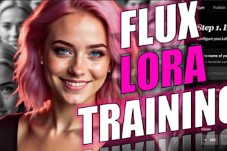 ai influencer with lora training models in comfyui workflows