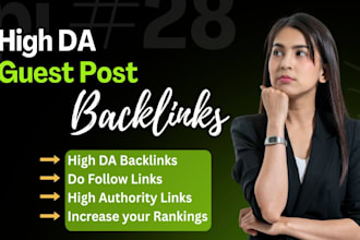 provide 5 do follow backlinks on high da sites