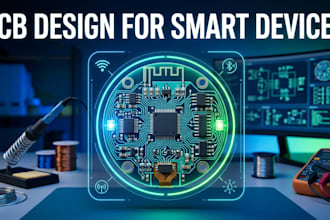 provide expert pcb design for smart patch devices and nrf52840 embedded s
