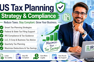 handle US tax planning strategy tax filing irs compliance for businesses