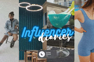 design an aesthetic youtube thumbnail for influencers and lifestyle vloggers