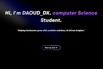 build a modern  web app with ai integration