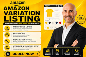 fix amazon variation listing and parent child listing issues