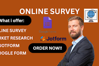 do online survey to get response