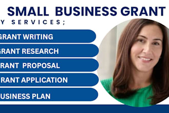 apply for grant, do small business grant writing, grant research, grant proposal