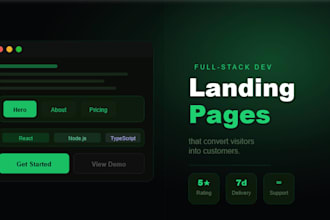 build a high converting landing page using react and node