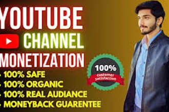 do organic youtube channel promotion for monetization