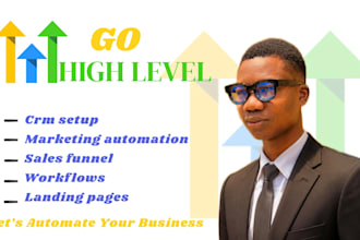 set up gohighlevel CRM