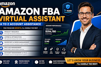 be your amazon fba account manager for a to z management