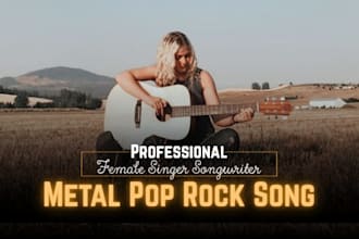 female rock singer female pop singer rock singer vocalist metal pop rock song