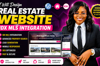 design real estate website idx mls, real estate investor website in wordpress