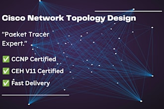 design cisco network topology in packet tracer