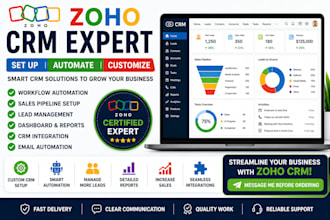 set up, customize, and automate zoho CRM