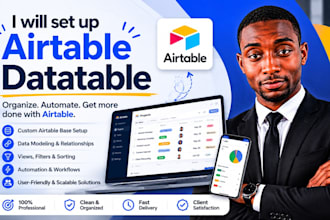 setup airtable database, airtable automation, airtable expert manychat expert