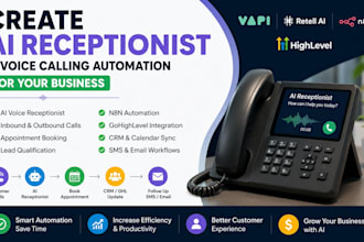 create ai receptionist and voice calling automation for your business