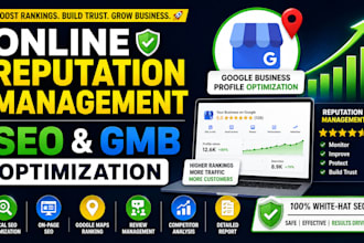 do online reputation management clutch g2 SEO and gmb optimization
