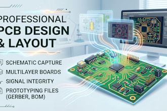 develop esp32 stm32 firmware and pcb circuit designs