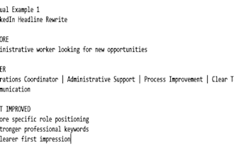 optimize your linkedin headline and summary