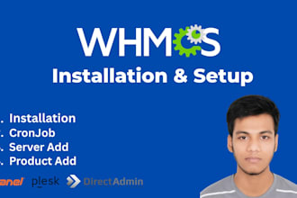 install whmcs and configure it properly on your server