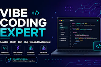 fix bugs and build vibe coded apps using lovable replit bolt