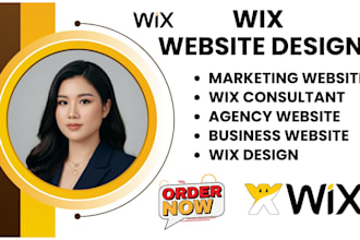 create wix marketing consultant website agency service website business website