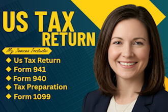 prepare and amend US tax return, payroll tax, forms 941, 941x 940 1099 w2