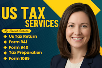 prepare,file,amend US tax return,w2, payroll tax forms 941, 940, 1099