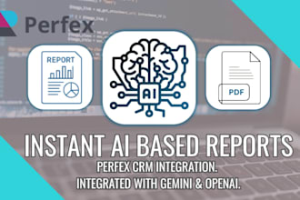 provide a smart ai reporting module for perfex CRM