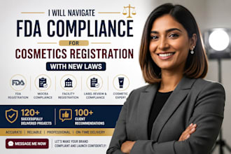 navigate fda compliance for cosmetics registration with new laws
