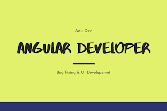 fix angular bugs errors and develop ui components