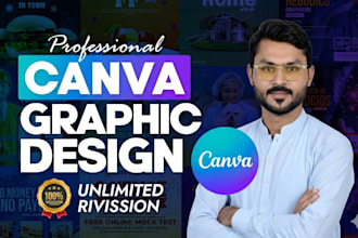 create professional canva graphic designs