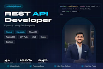 build a rest API with node js, express js and mongodb