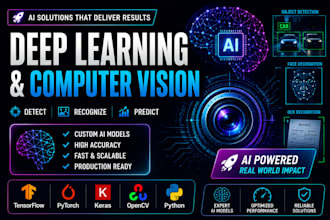 build deep learning, computer vision model using python pytorch keras tensorflow