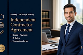 draft an airtight independent contractor or freelancer agreement